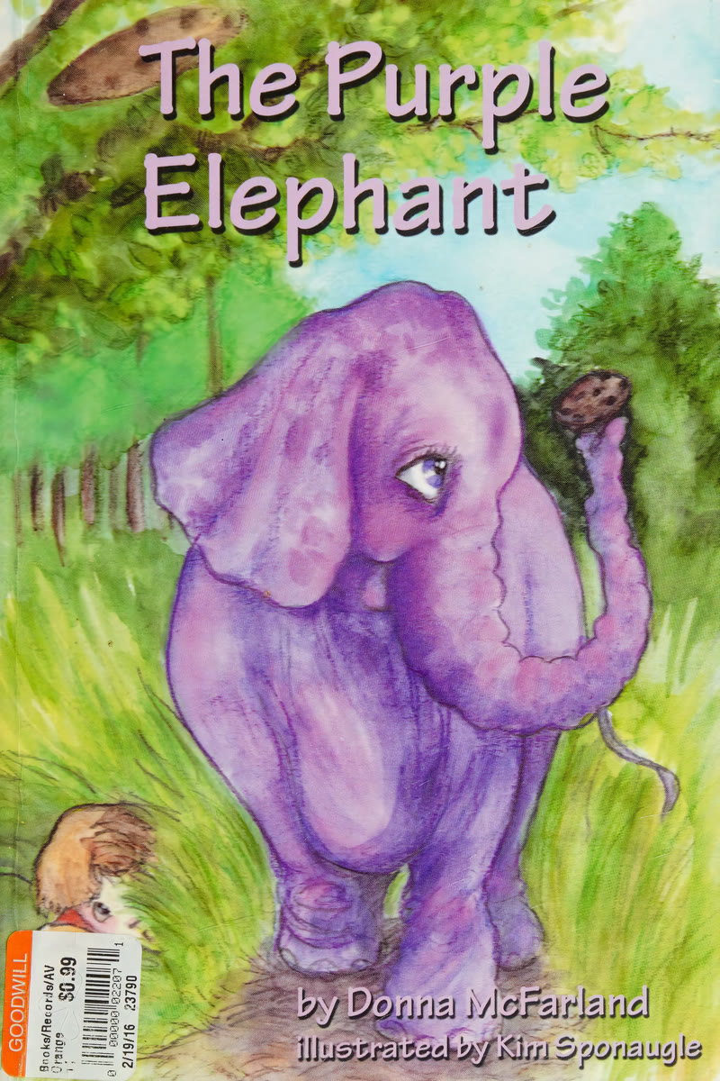 Book cover: The Purple Elephant