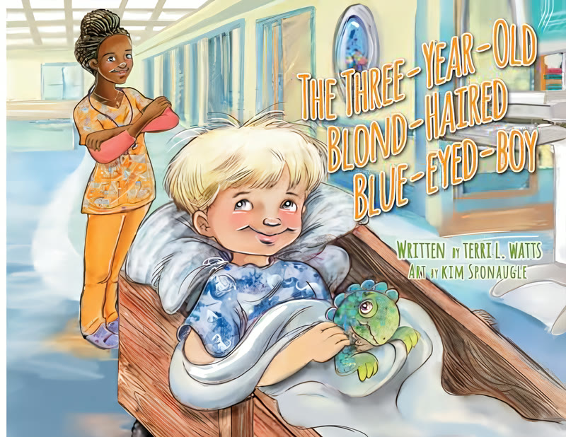 Book cover: The Three-Year-Old Blond-Haired Blue-Eyed Boy